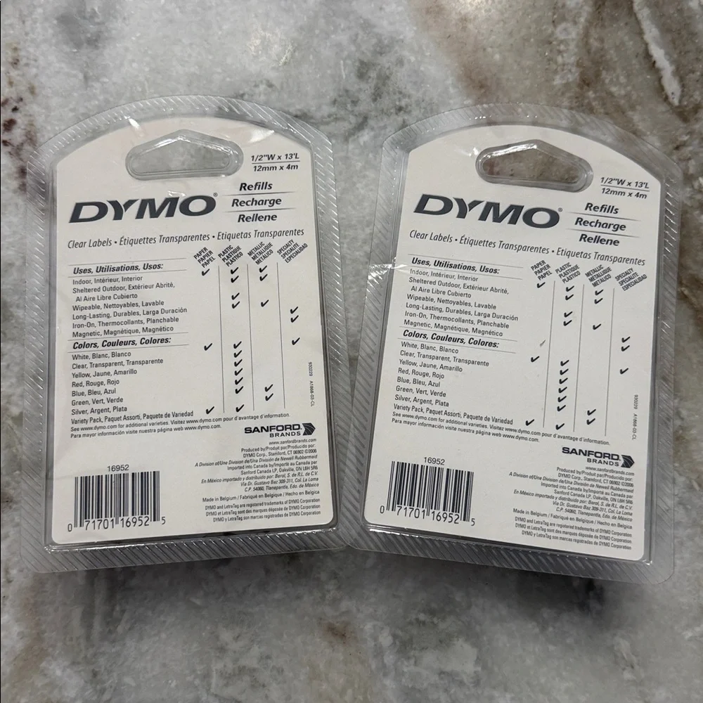 Two (2) DYMO 1/2